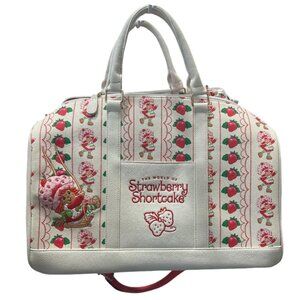 White Strawberry Shortcake Large Carryall Travel Tote NWT